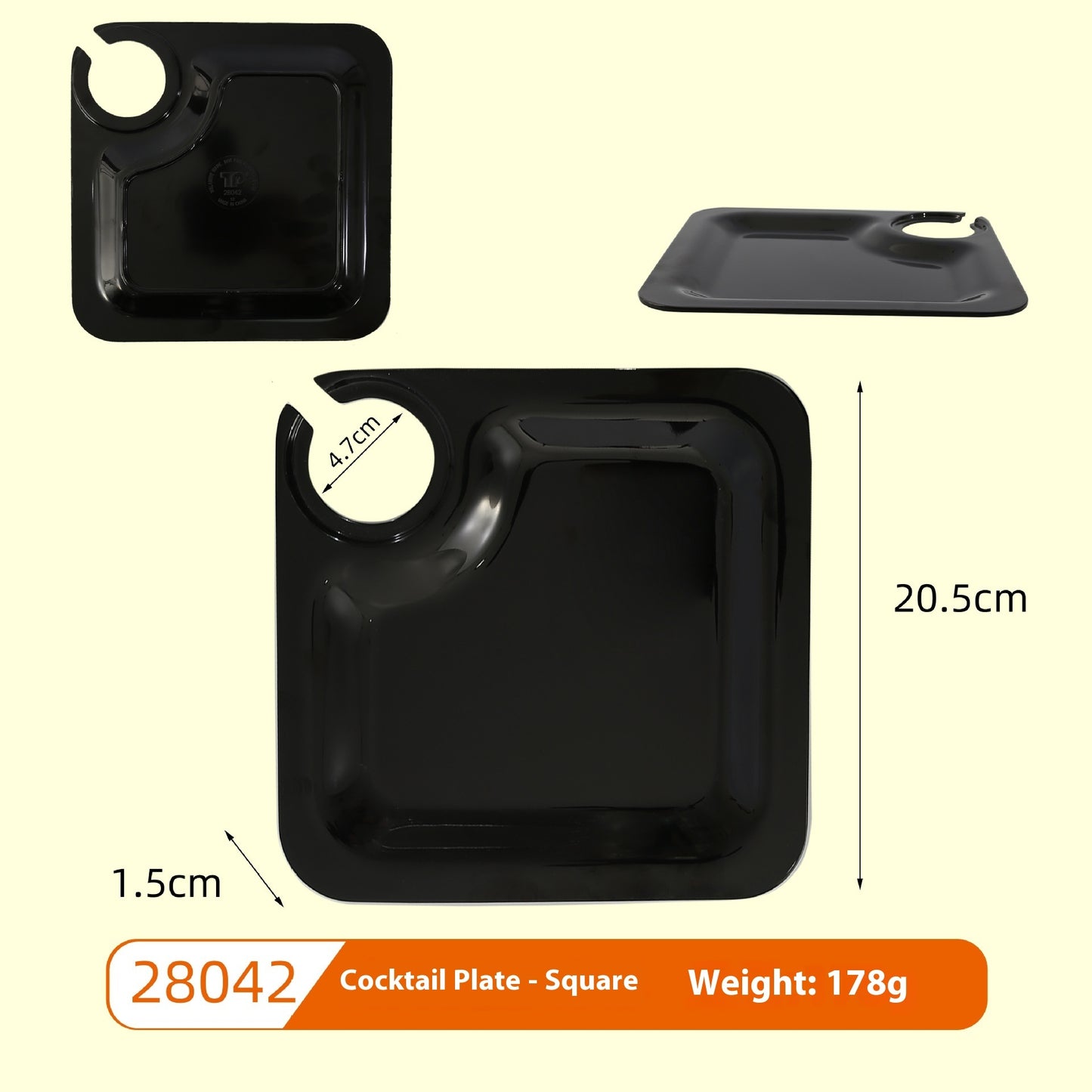 Creative With Wine Glass Holder Cooked Food Tray Outdoor