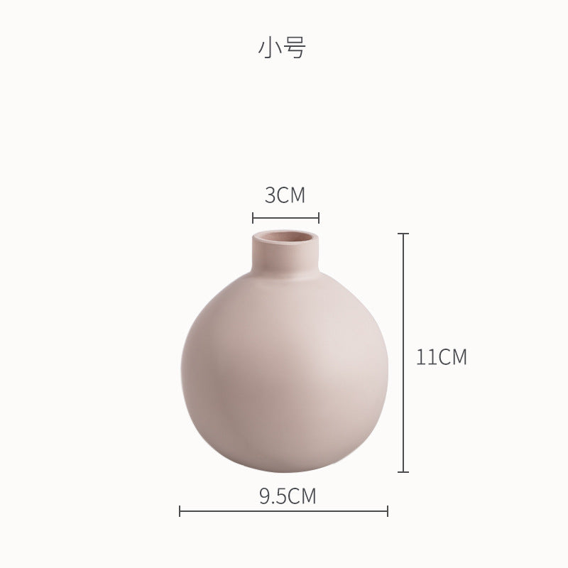 Morandi Color Ceramic Vase
