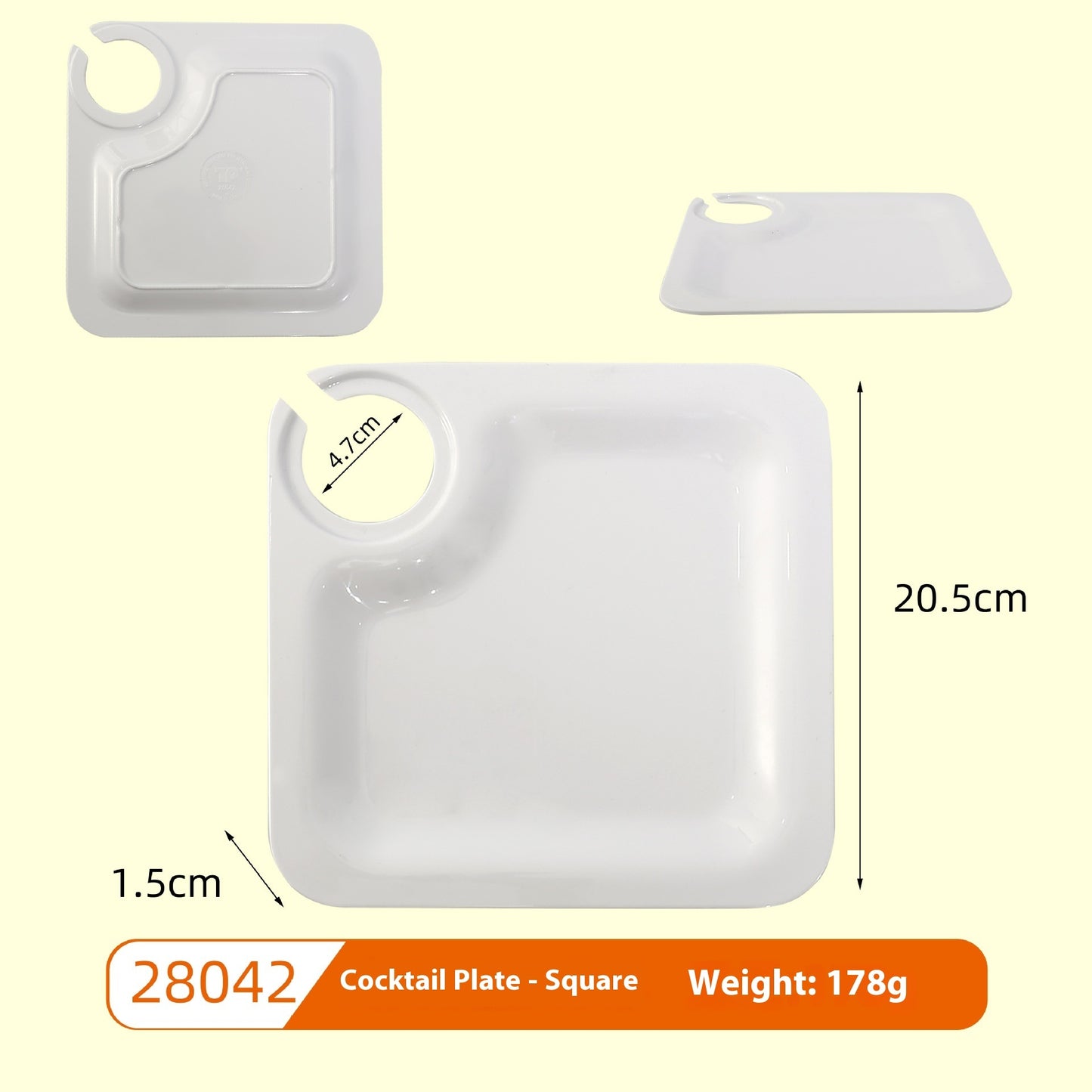 Creative With Wine Glass Holder Cooked Food Tray Outdoor