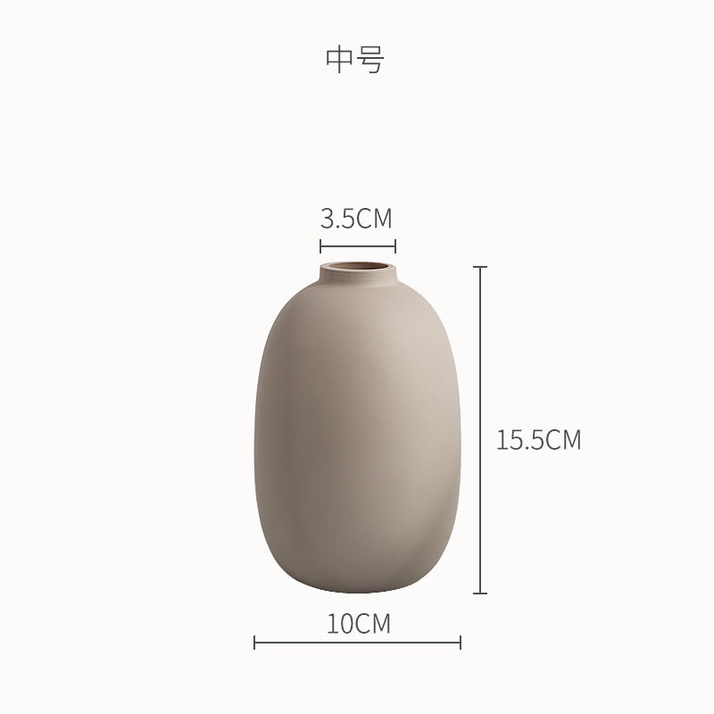 Morandi Color Ceramic Vase