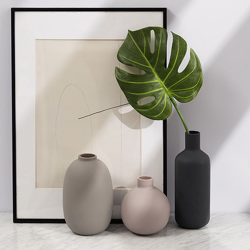 Morandi Color Ceramic Vase