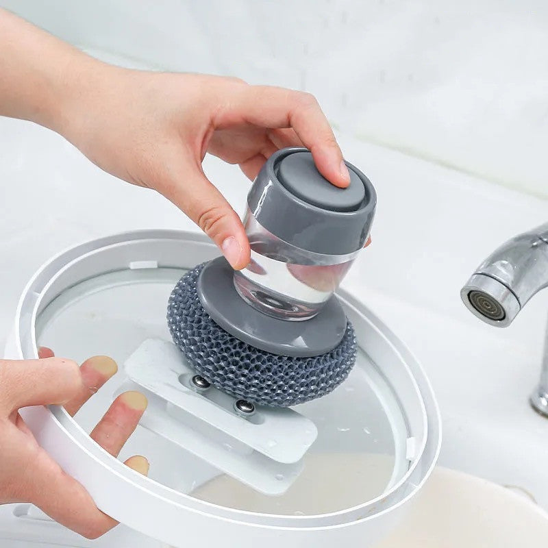 Hand Brush with Soap Dispenser