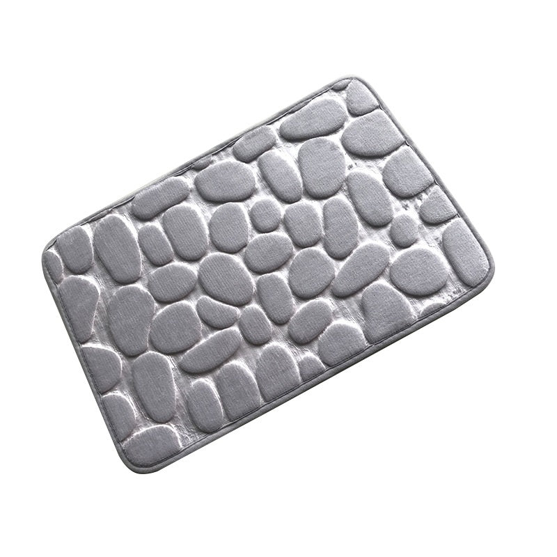 Water-absorbent bath mat