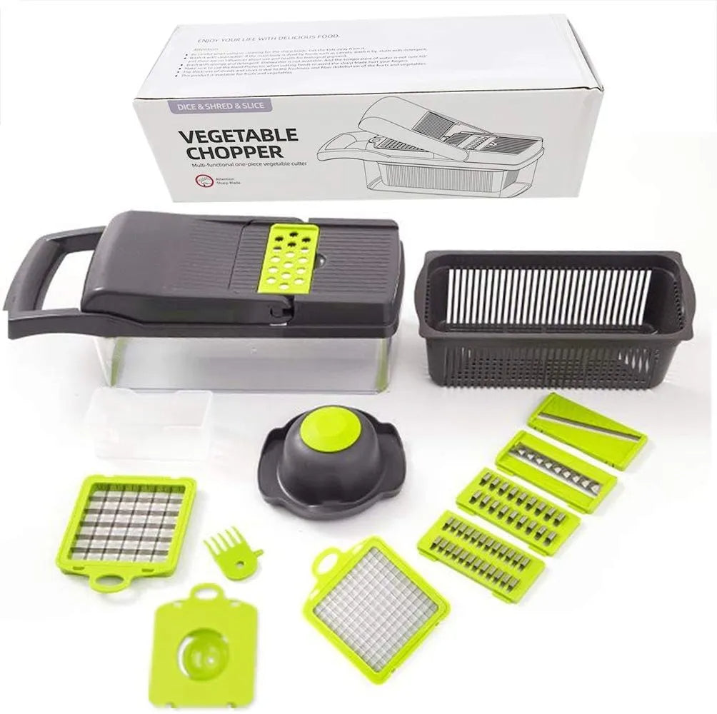 12 in 1 Vegetable Cutter with Basket