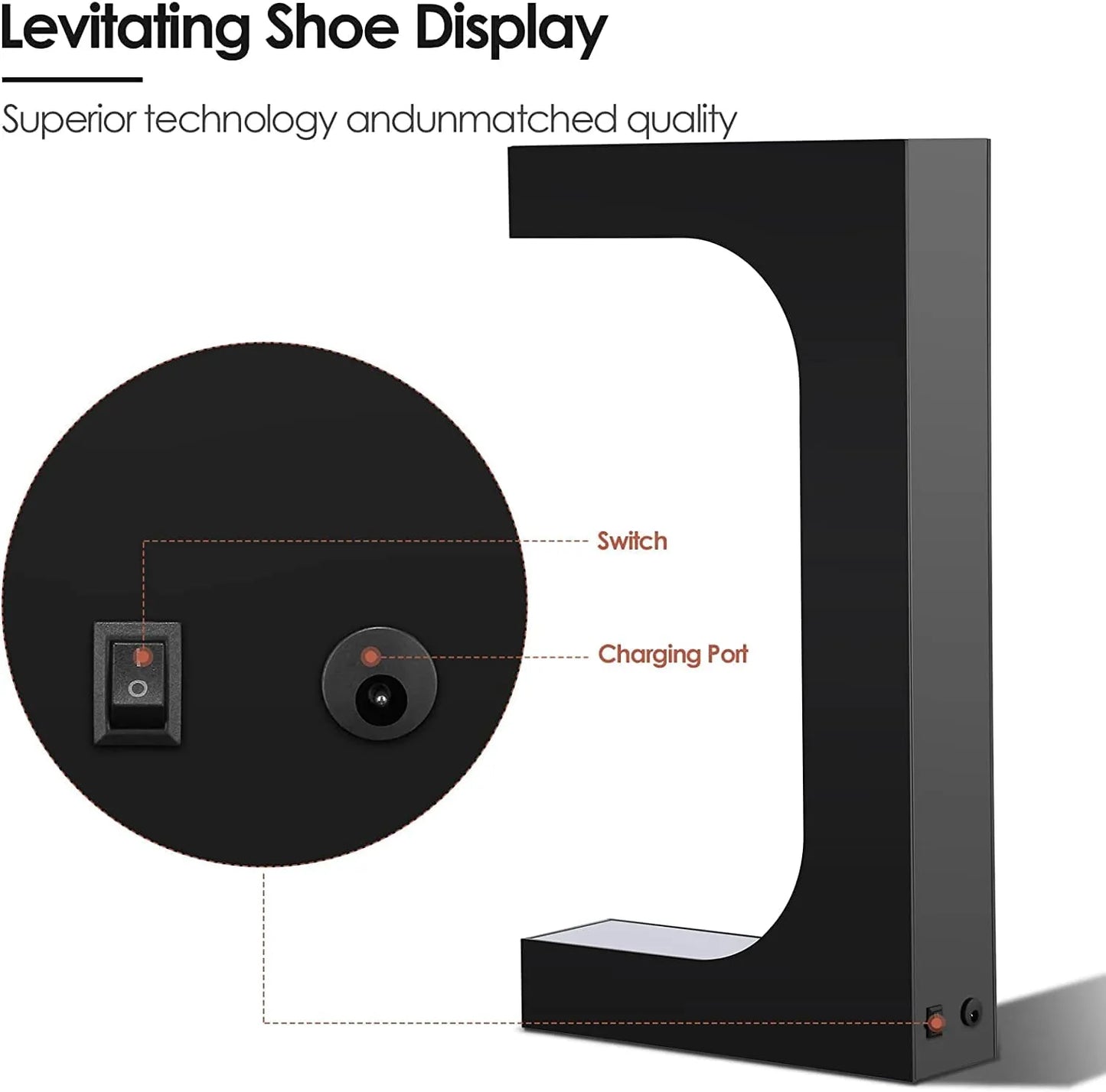 Shoe Display - Magnetic and Floating Shoe Display