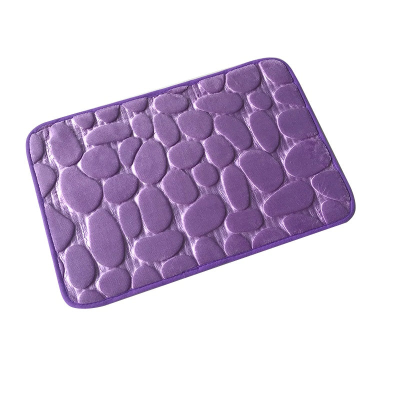Water-absorbent bath mat