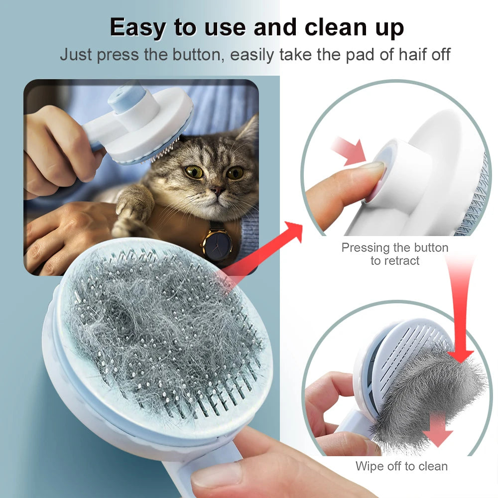Self-cleaning Animal Brush