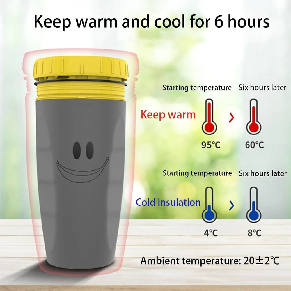 Coffee cup with rotating lid