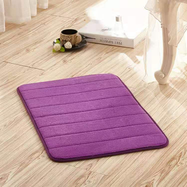 Water-absorbent bath mat