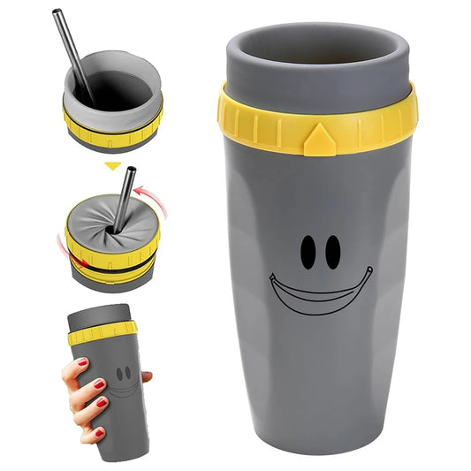 Coffee cup with rotating lid