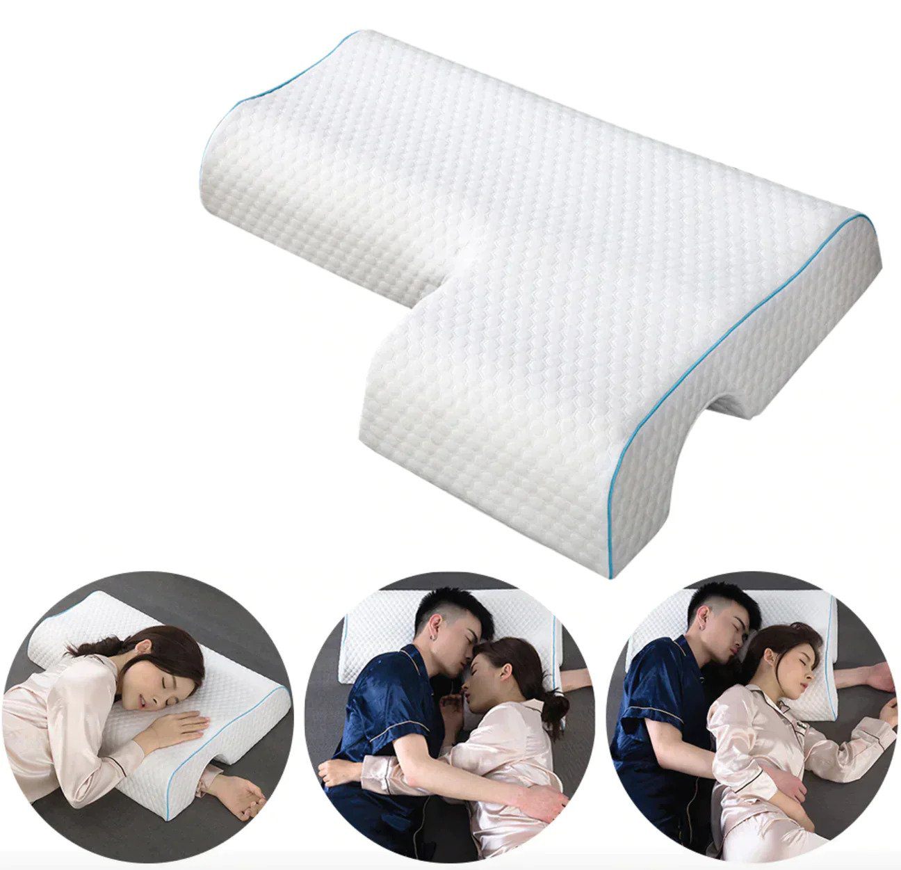 Curved Pillow for Couples