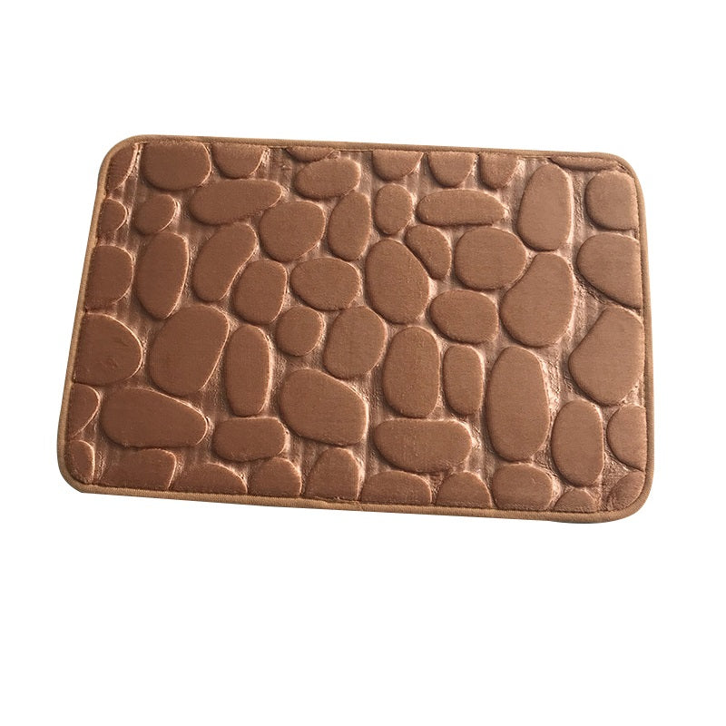 Water-absorbent bath mat