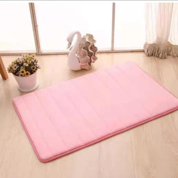 Water-absorbent bath mat
