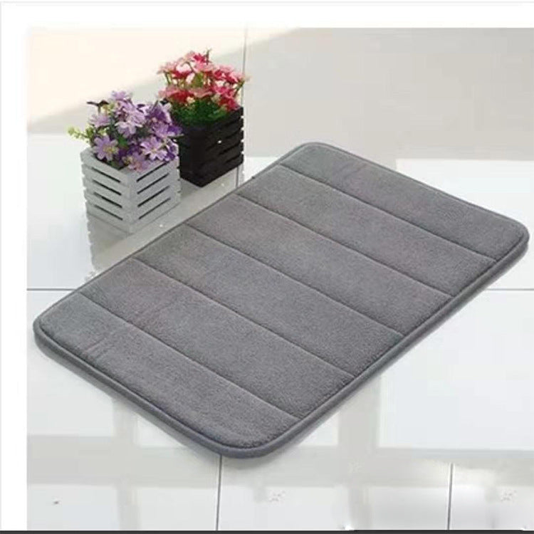 Water-absorbent bath mat