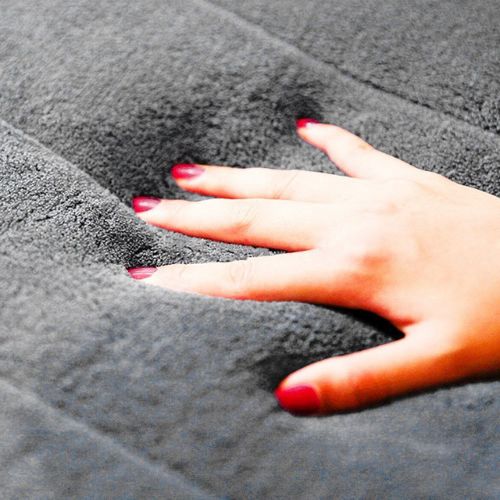Water-absorbent bath mat