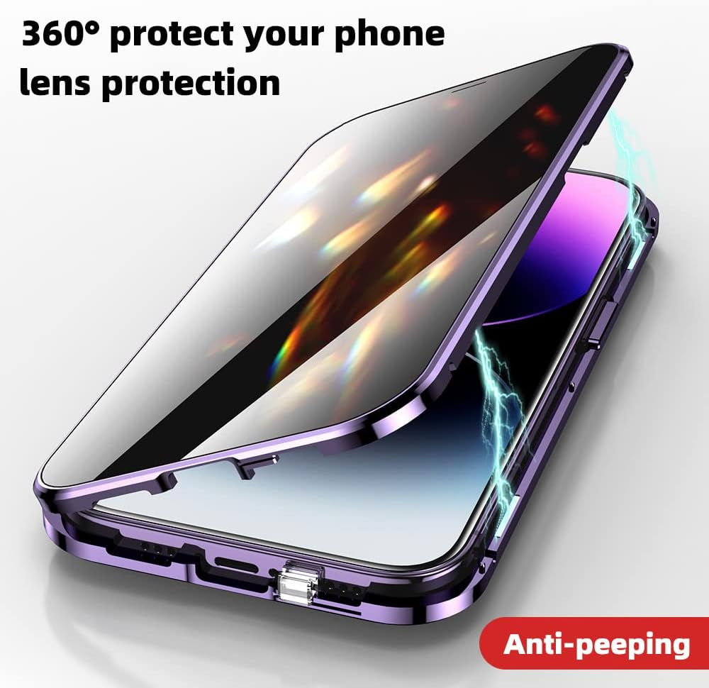 Anti-Peep Magnetic Adsorption Case for iPhone