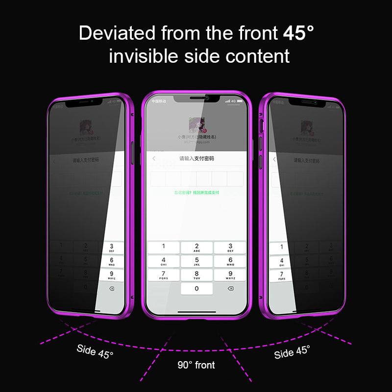 Anti-Peep Magnetic Adsorption Case for iPhone